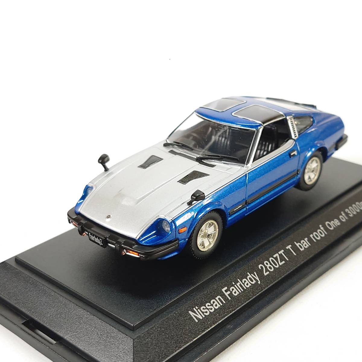 破損 エブロ 1/43 日産 フェアレディ 280ZT Tバールーフ 青