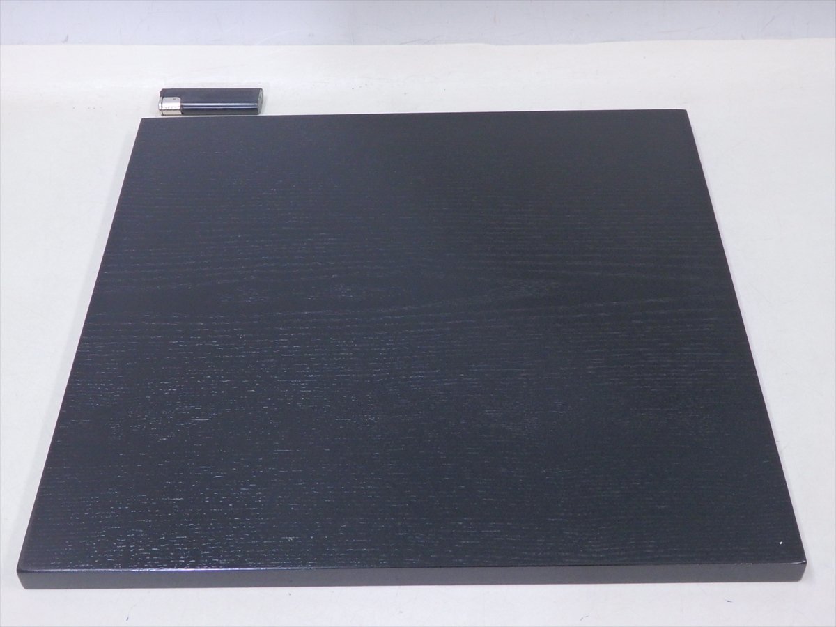 ★美品！【柿合せ塗り大板】42.4cm四方　厚さ1.8cm　風炉の敷板　茶道具