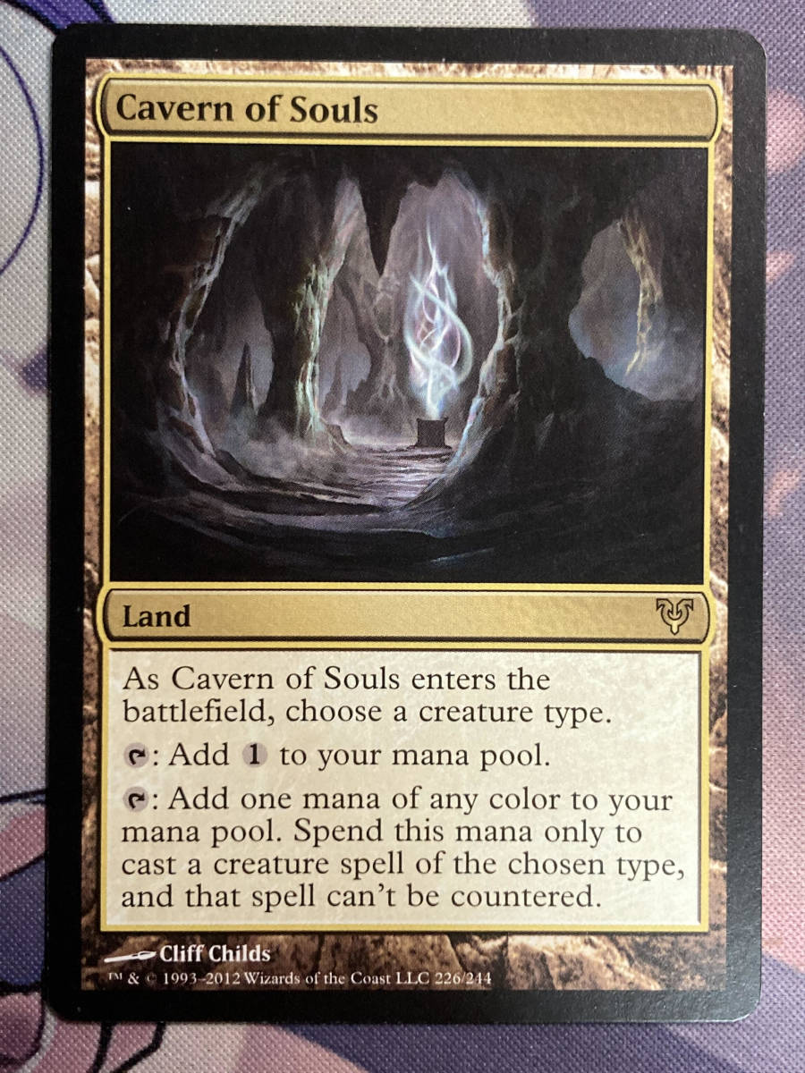 魂の洞窟 foil 英3枚 MTG 《魂の洞窟/Cavern of Souls》 AVR 英語 of MTG Souls · Lost 日)