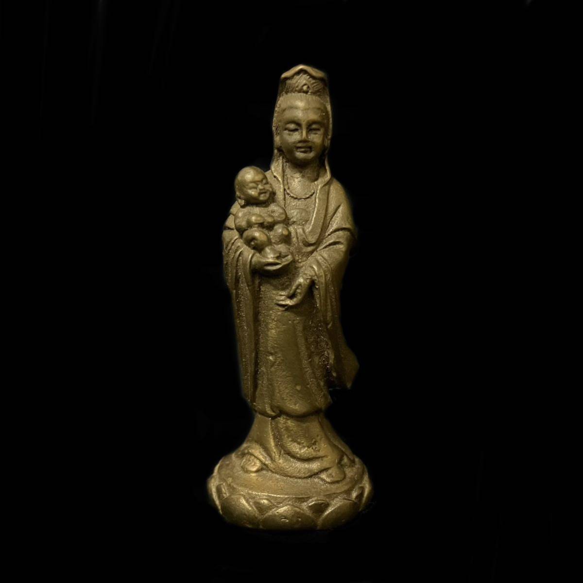 鬼子母神 豆仏 仏像 豆佛 阿弥陀如来 立像 時代 仏教美術 仏像 佛増 