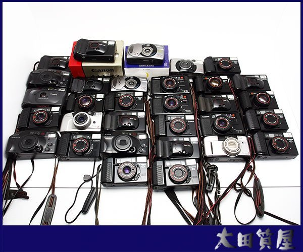 35)【同梱不可】☆CANON コンパクトフィルムカメラ/大量/Canon Autoboy