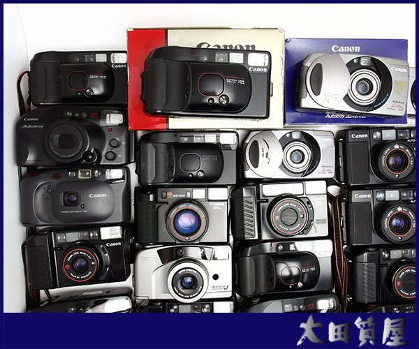 35)【同梱不可】☆CANON コンパクトフィルムカメラ/大量/Canon Autoboy