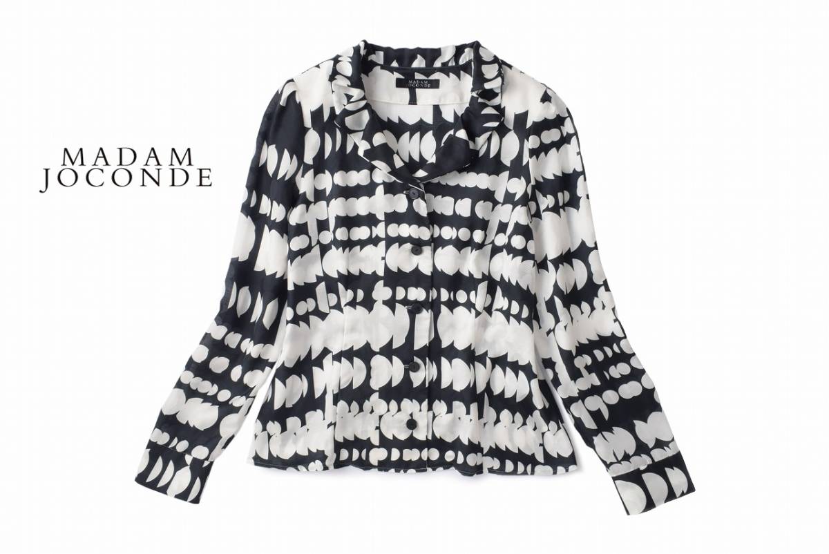 美品★マダムジョコンダ3.2万★38size/9号★ブラウスB054