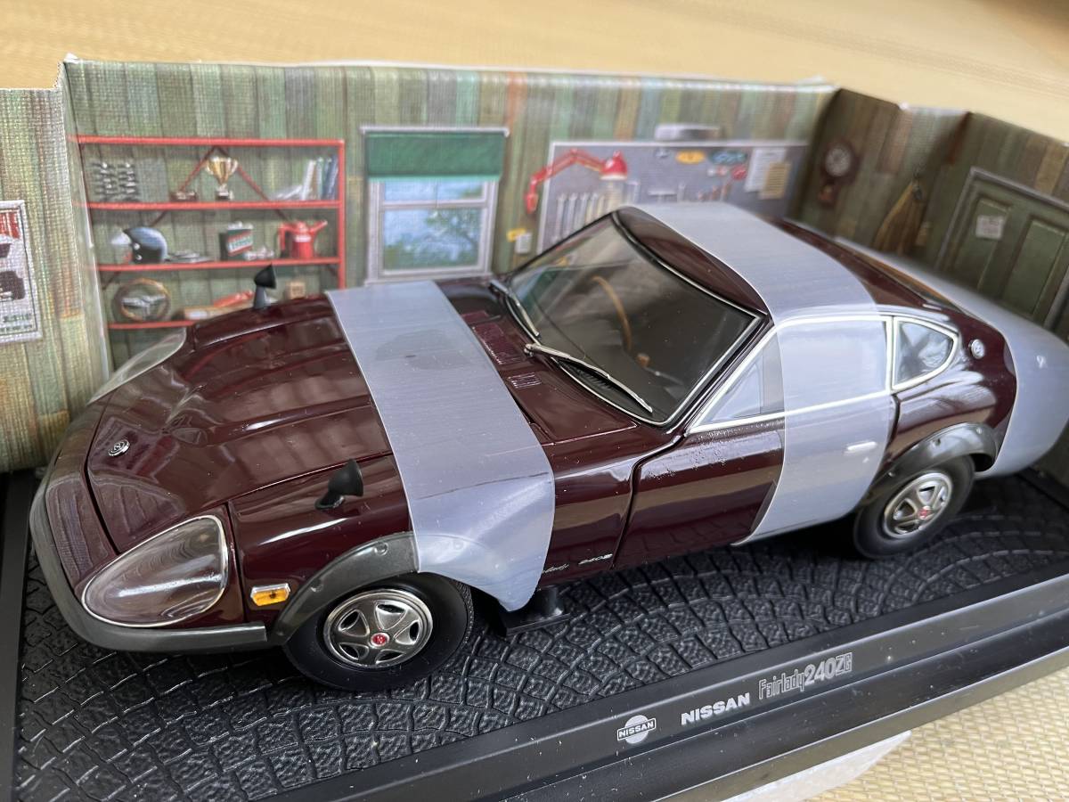 ☆京商 1/18 フェアレディ240ZG マルーン☆ 240ZG 京商 1⁄18 日産