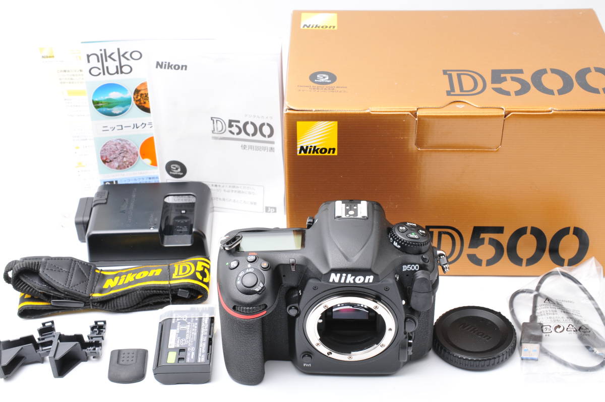 ☆新品級☆ ニコン Nikon デジタル一眼レフカメラ D500 元箱付 