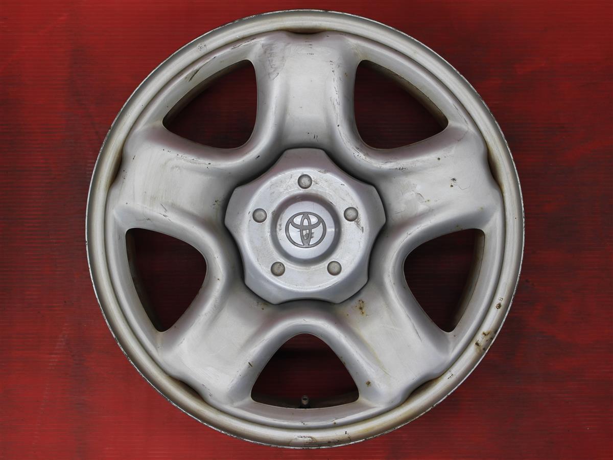 激安 中古 4本セット 】 トヨタ RAV4 純正 スチールホイール 鉄 