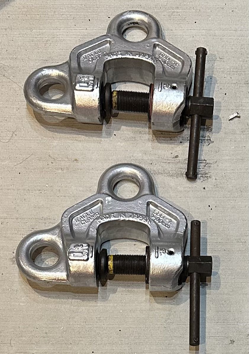 定番人気，新品 EAGLE CLAMP イーグルクランプ ねじ式全方向クランプ SBB-1 1t 2台セット(その他)｜売買されたオークション情報、yahooの商品情報をアーカイブ公開 - オークファン その他