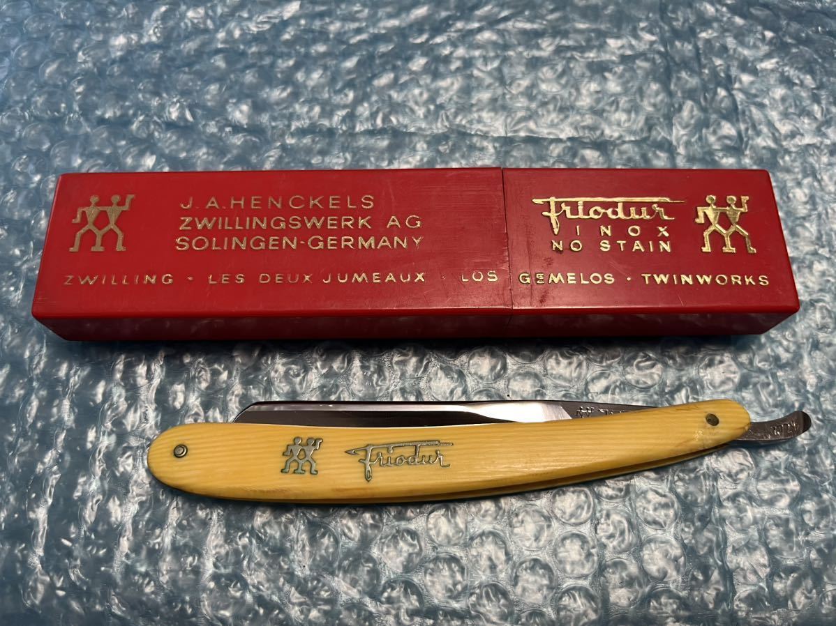 ○001 西洋剃刀 J.A HENCKELS. SOLINGEN ヘンケルス ゾーリンゲン17 元