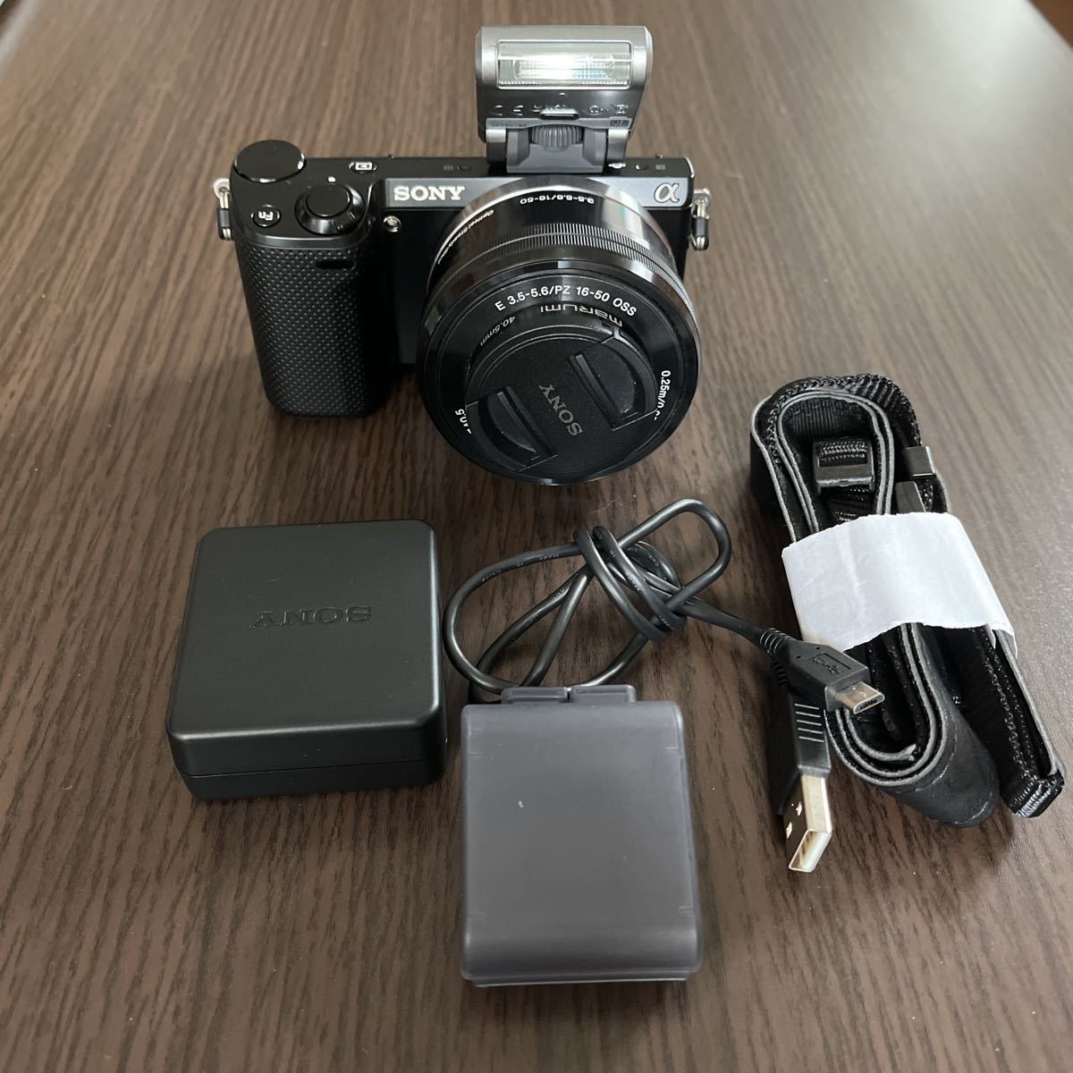 ソニー ミラーレス一眼 NEX-5T パワーズームセット 美品 おまけ付き