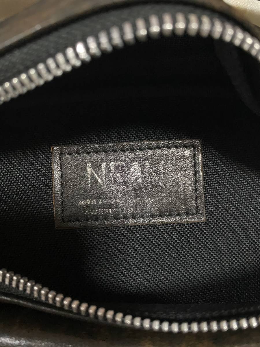 neon leather garment ウエストポーチ NEON LEATHER GARMENT レザーウエストポーチ パンク ハードコア