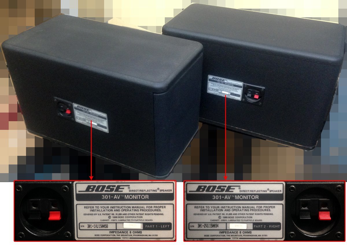 BOSE ボーズ ペア スピーカー - Bose 111AD スピーカーシステム