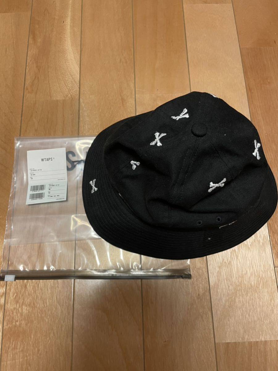 WTAPS 221HCDT-HT18 クロスボーン バケットハット ブラック サイズXL