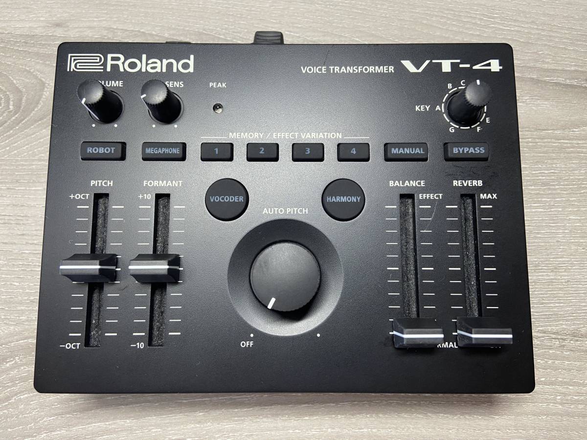 ROLAND VT-4 Voice Transformer ボイストランスフォーマー 楽器、器材 ROLAND VT-4 Voice Transformer ボイストランスフォーマー 楽器、器材