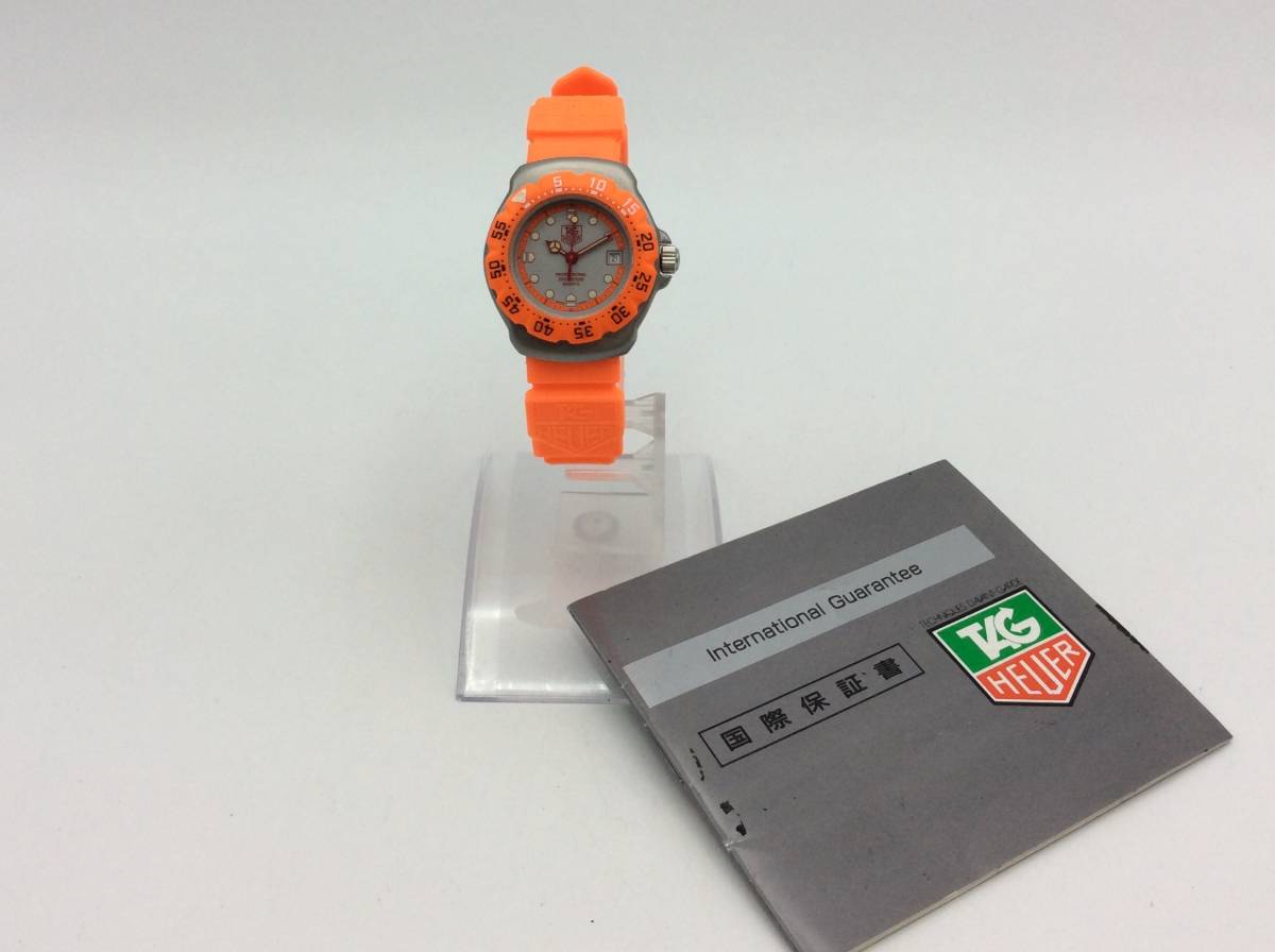 タグホイヤー TAG HEUER レディース ダイバー 373.508 稼働品 タグ