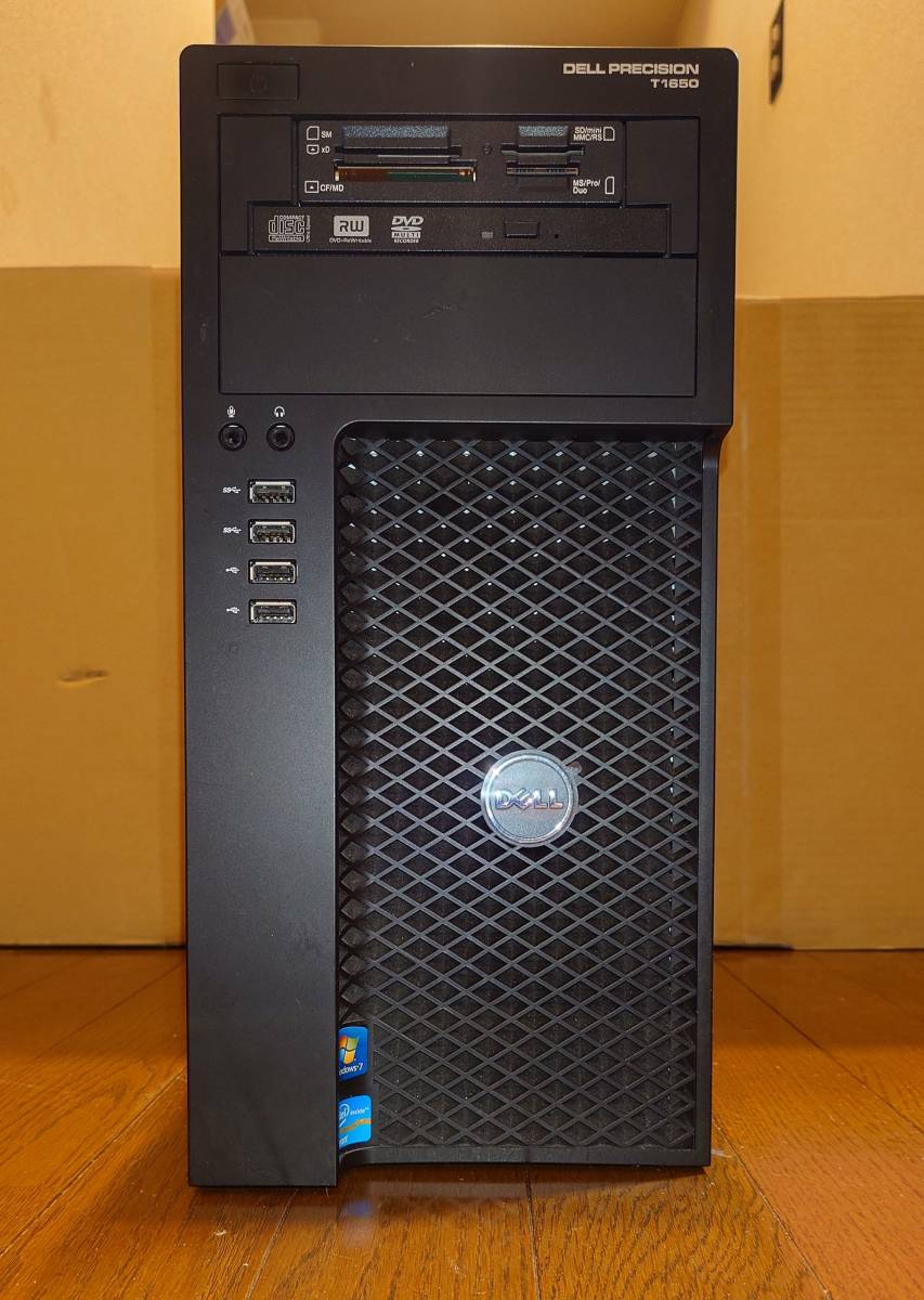 ★DELL ワークステーションPrecision T1650◆Xeon E3-1240◆8GB MEM◆1TB HDD◆Windows 10Pro 64ビット