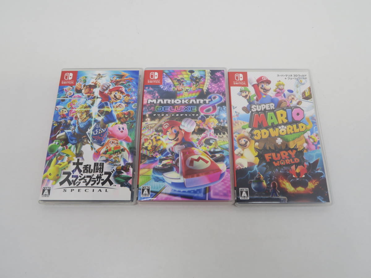 407【1円～】ニンテンドースイッチソフト Nintendo Switch 3本セット