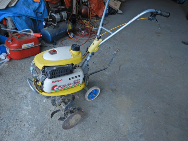 【京都発】イセキ　管理機　ＫＭ２５－ＢＤ１２　パンジー２５　３馬力