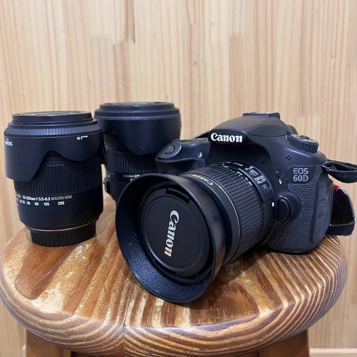 EOS 60D Canon デジタル一眼レフカメラ - 60d レンズ レンズ3本セット