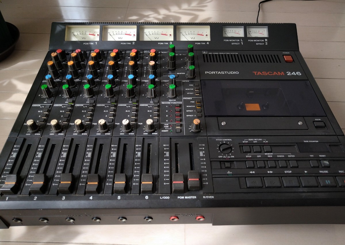 ティアック246 TEAC 246 タスカム TASCAM 6ch カセットMTR 歴史的名品