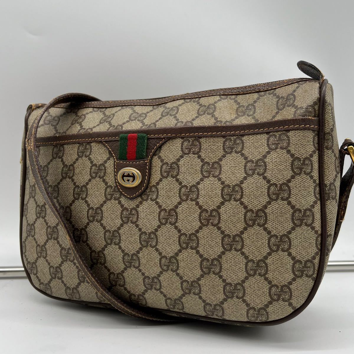 極美品 OLDGUCCI オールドグッチ ショルダーバッグ 斜め掛け