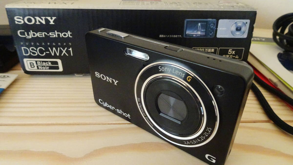 デジタル カメラ ／ SONY Cyber-shot DSC-WX1 ブラック （中古