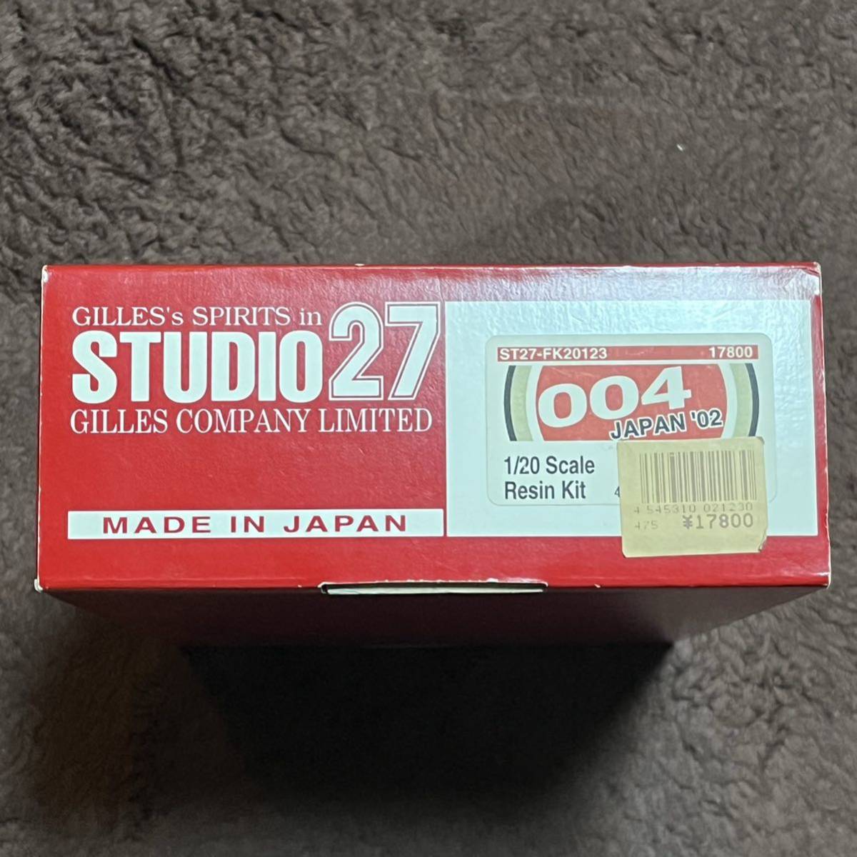 未組立 STUDIO27 1/20 HONDA SPIRIT 201 British \'83 スタジオ27 ホンダ スピリット 40 1983 GP フルメタルキット ミニカー F1 モデルカー 1&frasl;20 スタジオ27 STUDIO27 kit Original TAM20026