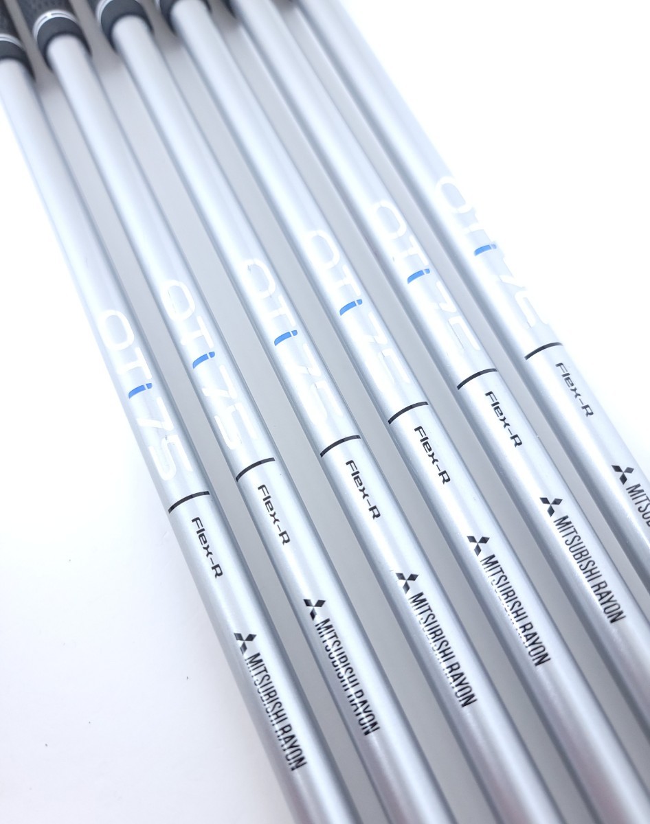 三菱　OTI 75　FLEX-R　6本セット　アイアン用シャフト　レア　 カーボンシャフト　