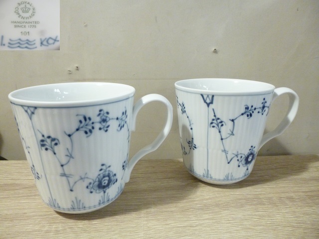 〓未使用/一級品 ROYAL COPENHAGEN ロイヤルコペンハーゲン ペア 〓未使用/一級品 ROYAL COPENHAGEN ロイヤルコペンハーゲン ペア