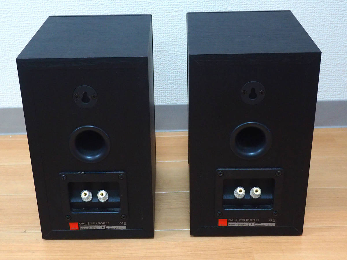 美品 ダリDALI ZENSOR1 スピーカー ペア ブラックアッシュ 美品】ダリ