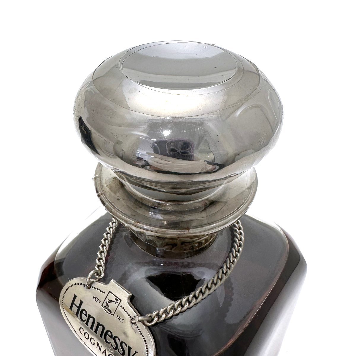 古酒/未開栓】ヘネシー(Hennessy) シルバートップ デキャンタ ブック型