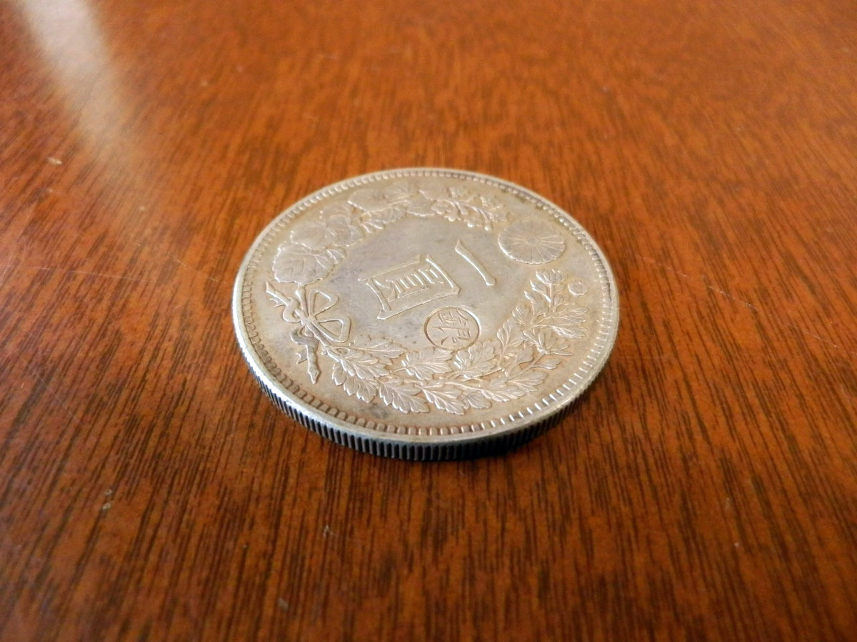 貨幣 硬貨 古銭 02 / 銀貨 日本 新1円 一圓 一円 龍 竜 明治二十九年 