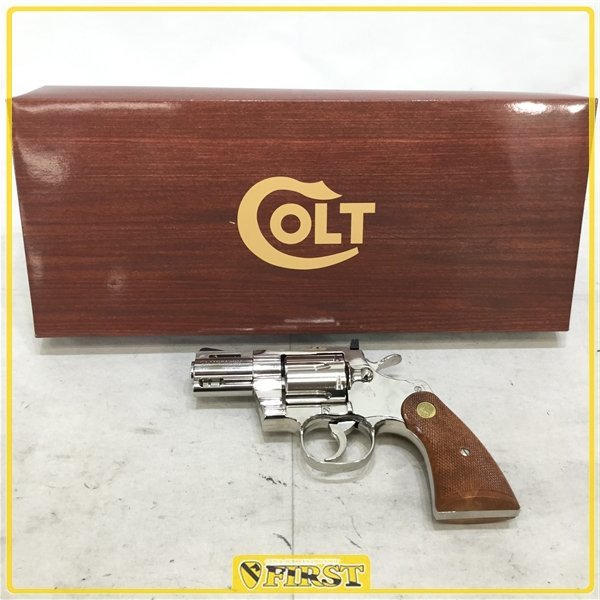 9903】タナカ製 Colt パイソン2.5インチ SV ABS ガスリボルバー コルト