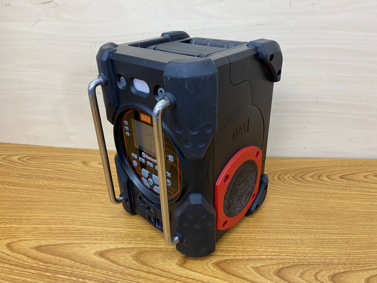 MAX/マックス 充電式オーディオ タフディオ ACアダプター付 AJ-RD431の MAX/マックス 充電式オーディオ タフディオ ACアダプター付 AJ-RD431の