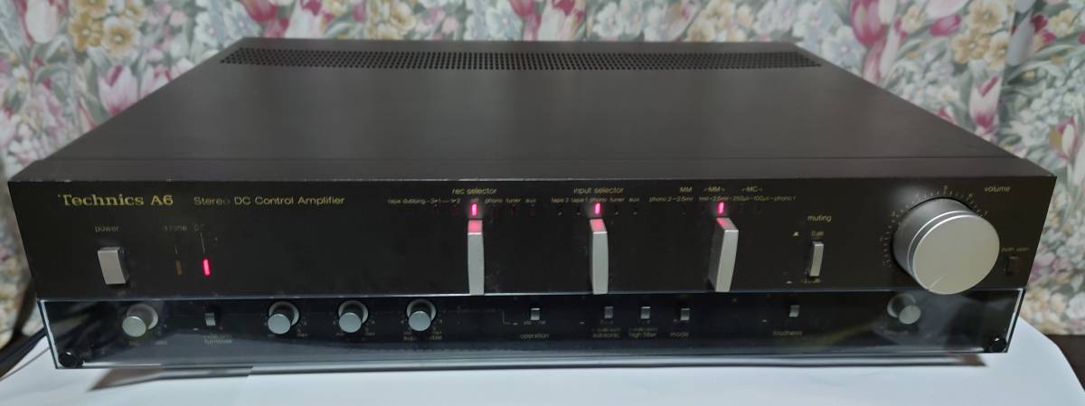 Technics コントロールアンプ SU-A6MK2 動作品 定価10万円 1983年発売