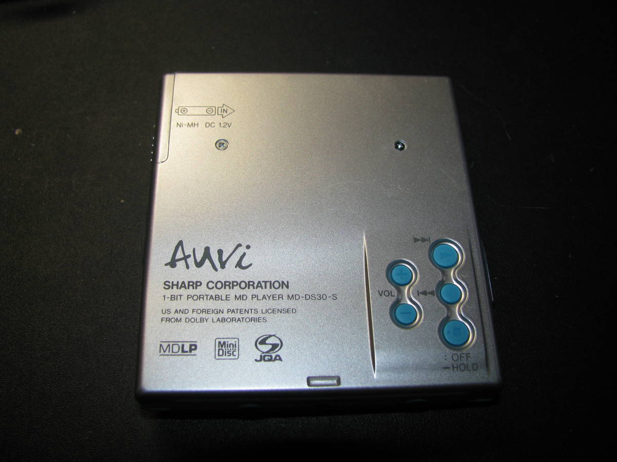 中古 SHARP ポータブルMDプレーヤー Auvi SHARP/シャープ ポータブルMD