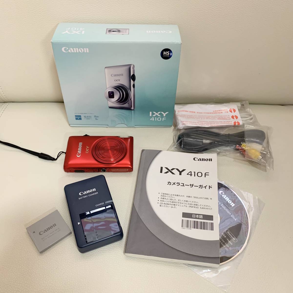 Canon IXY 410F レッド コンデジ メモリーカード付き