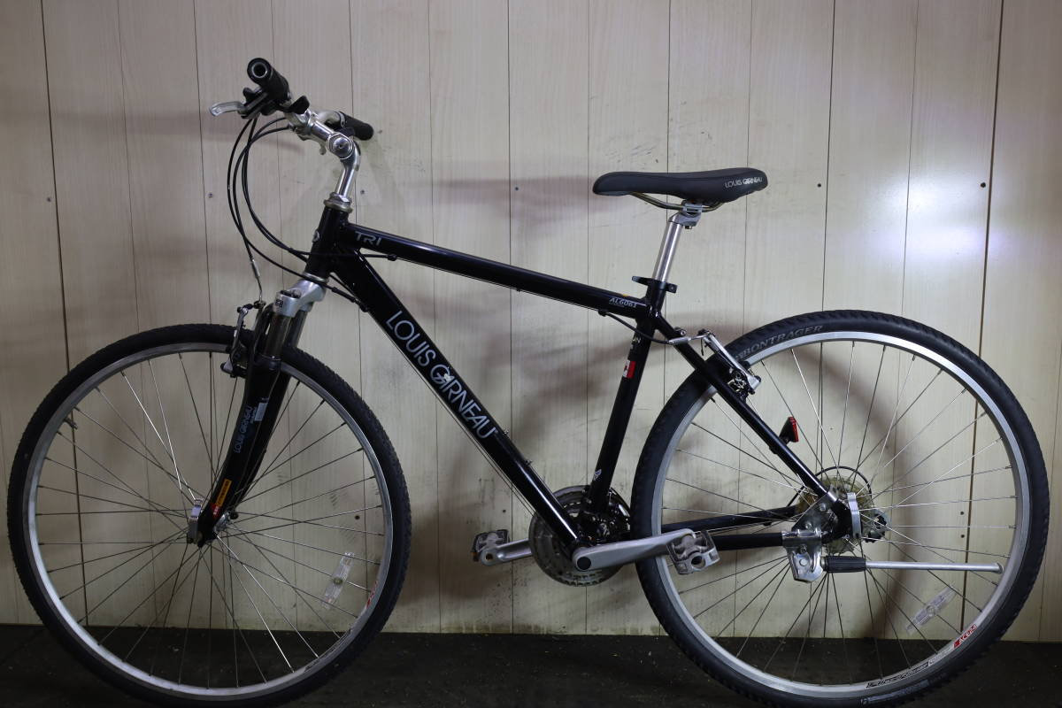 ルイガノ LGS-TR1 700C アルミ シマノ24速 470mm BLACK LGS-TR1