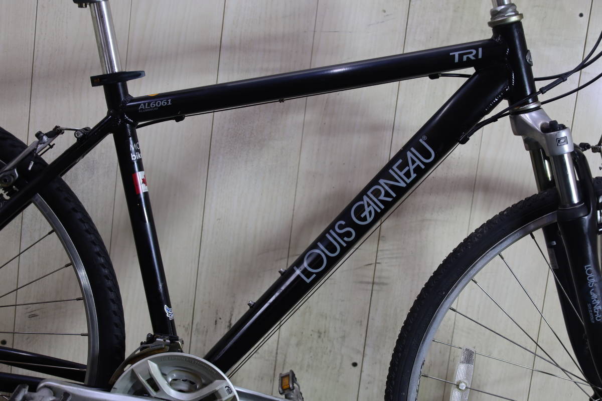 ルイガノ LGS-TR1 700C アルミ シマノ24速 470mm BLACK LGS-TR1