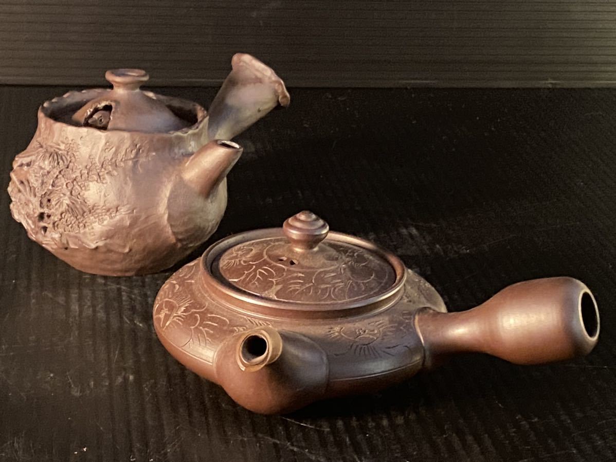 萬古焼 急須 常滑焼 煎茶道具 在銘 相馬焼 有田焼 7点 - 工芸品