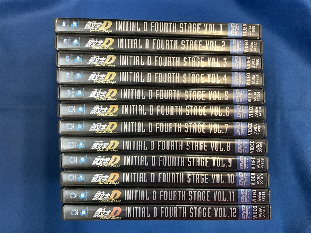 DVD 【※※※】[全12巻セット]頭文字D Fourth Stage VOL.1~12 Initial D