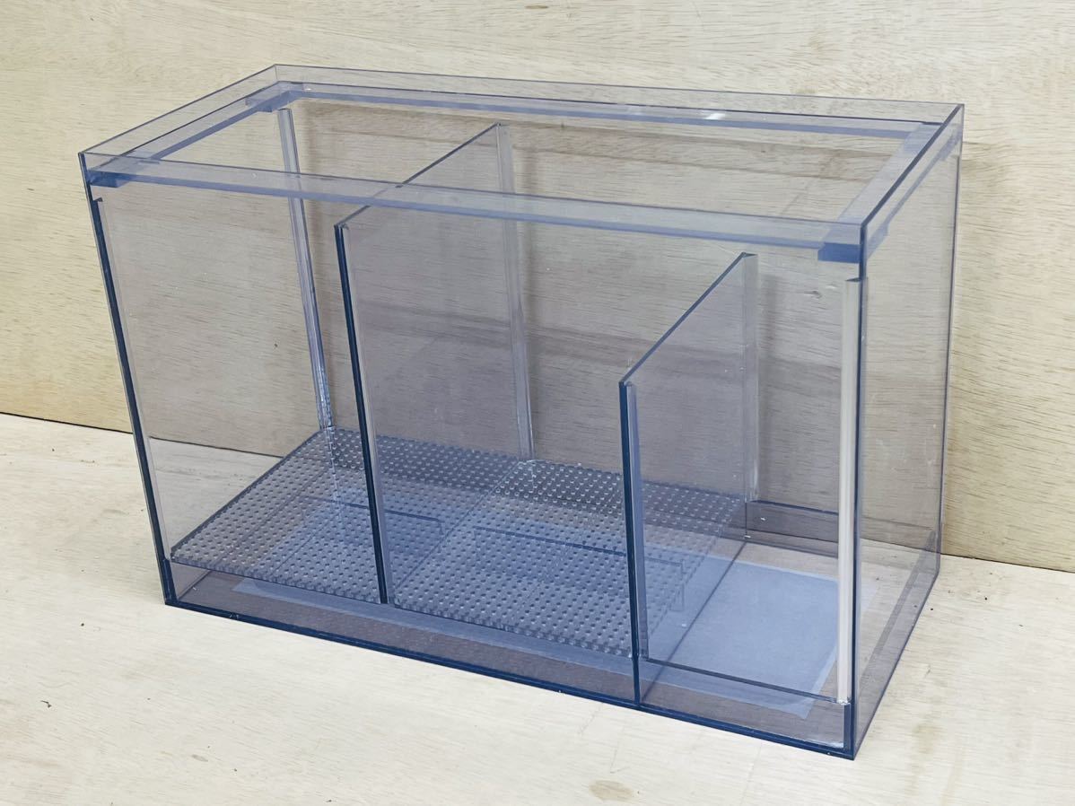 塩ビ濾過槽+ウールBOX 450X200X300三層式 未使用 一台限り 一