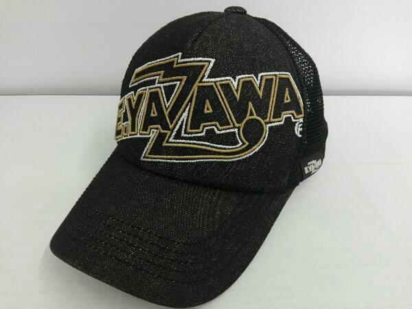 E.YAZAWA 矢沢永吉 ／BIG LOGO／デニムメッシュキャップ／フリーサイズ