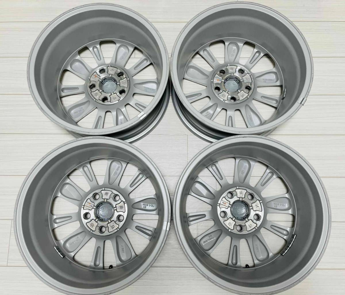 【程度良品!】トヨタ ヤリスクロスGグレード純正 6.5J-16 off+45 pcd114.3/5H ホイール4本【純正ナット付き!】_7