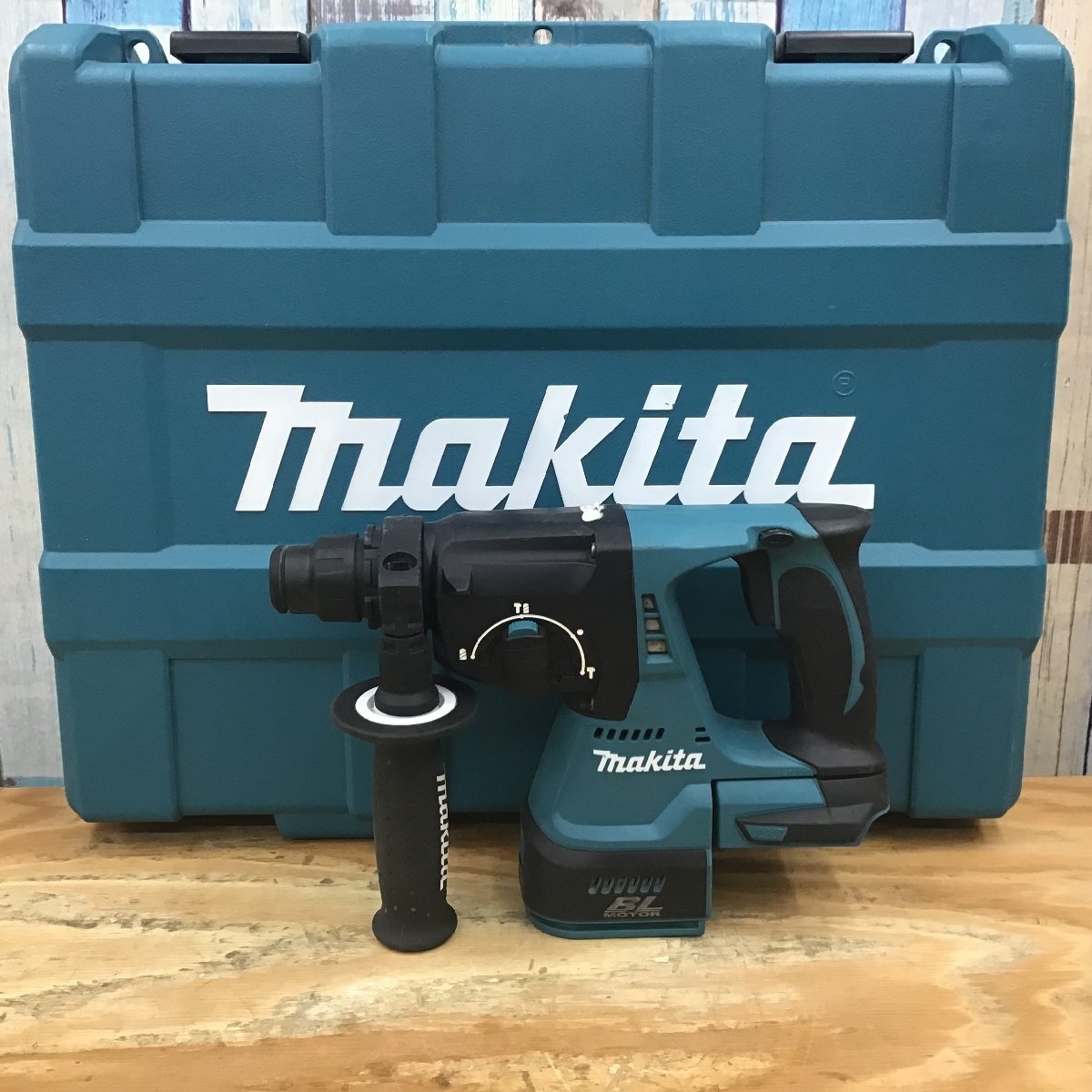 【中古品】☆マキタ(makita) コードレスハンマドリル HR244DZK 本体+ケースセット