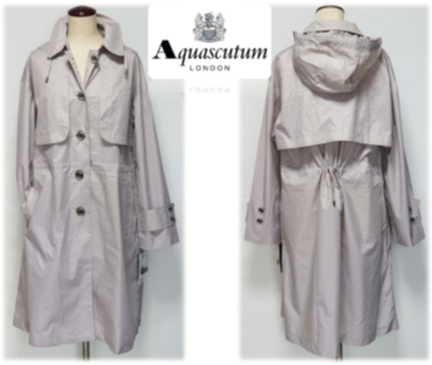 新品 Aquascutum LONDON アクアスキュータム 秋冬 裏起毛 4wayストレッチ フーデッド フリースL黒(99) 0126212074 Aquascutum LONDON London 中古・古着通販 メンズ SHOP