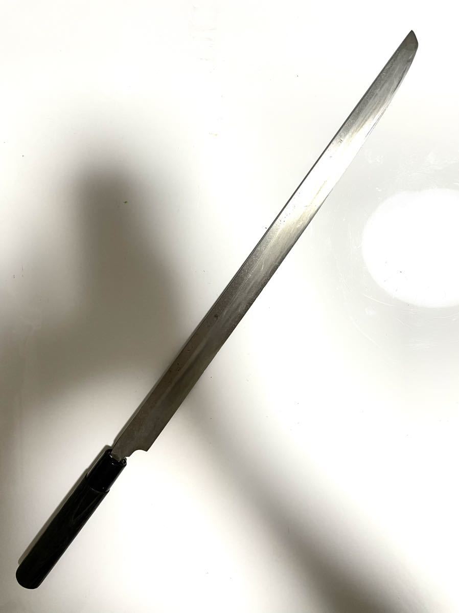 豊富な，SALE 先丸たこ引き 尺ニ 黒柄 銘有り(刺身包丁)｜売買されたオークション情報、yahooの商品情報をアーカイブ公開 - オークファン 包丁