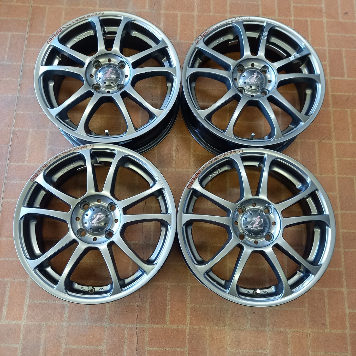 5次元 5-ZIGEN INPERIO 15インチ 5J+43 4H-100 中古(社外品)｜売買され  