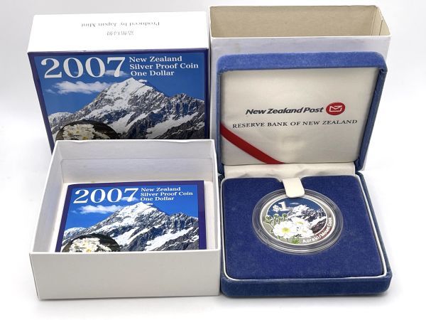 銀貨 2007年 ニュージーランド 1ドル プルーフ銀貨幣 アオラキ