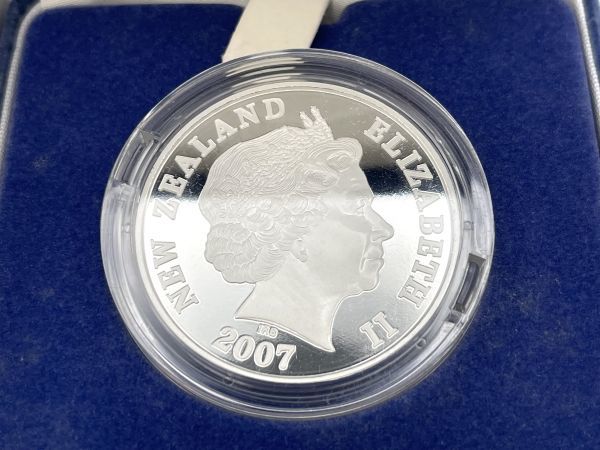 銀貨 2007年 ニュージーランド 1ドル プルーフ銀貨幣 アオラキ