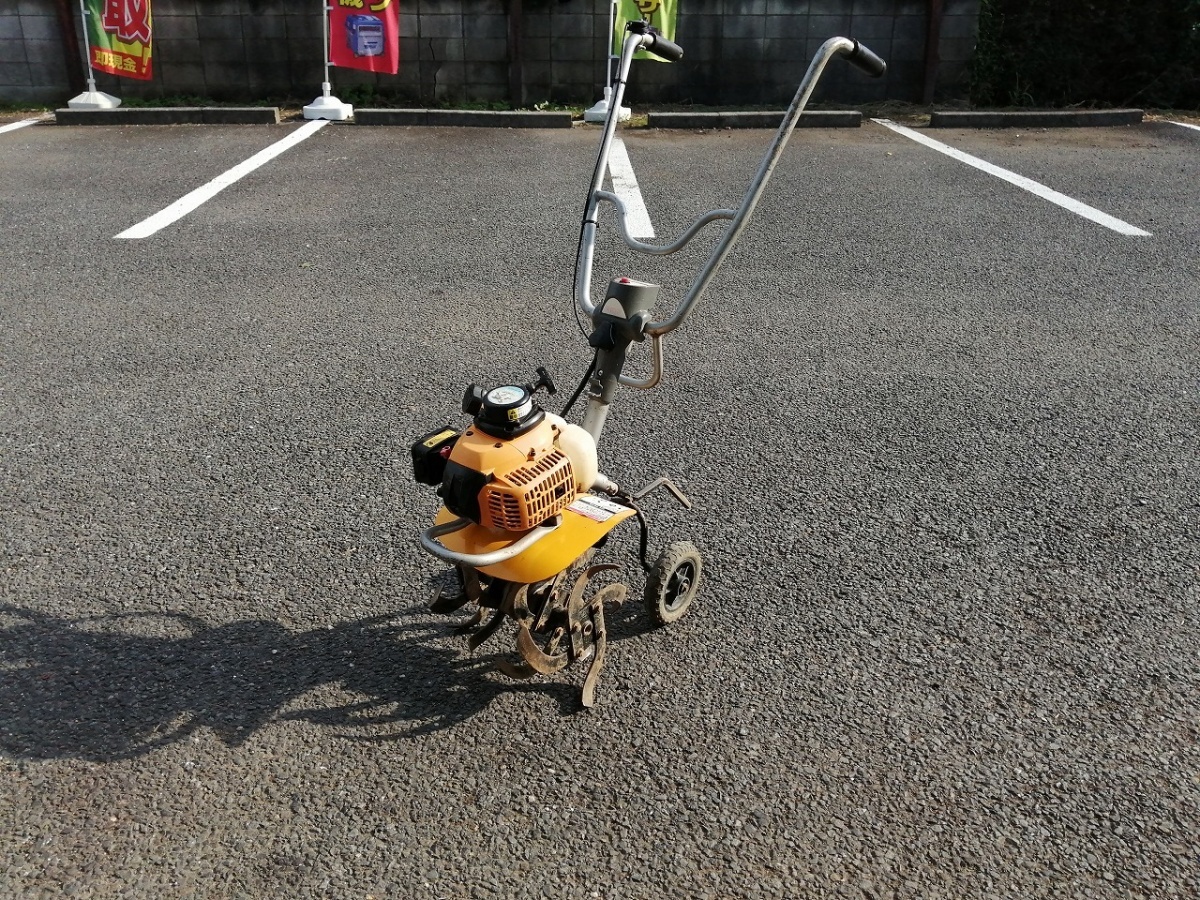 ジャンク品】中古品 RYOBI リョービ 小型 耕運機 RCVK-4200